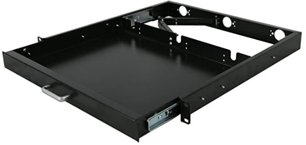 Raising Electronics 1U Rack Mount Sliding Keyboard Tray