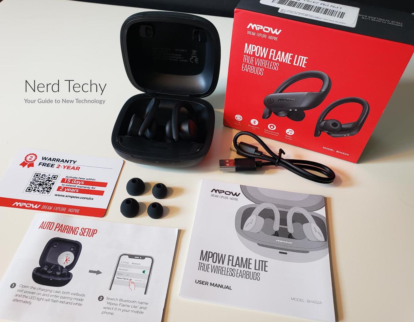 Testing Review of the Mpow Flame Lite Wireless Earbuds Nerd Techy