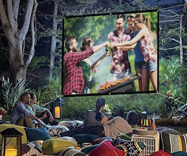 best portable projector screen