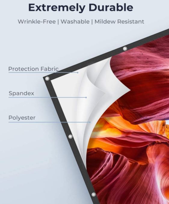 best portable projector screen