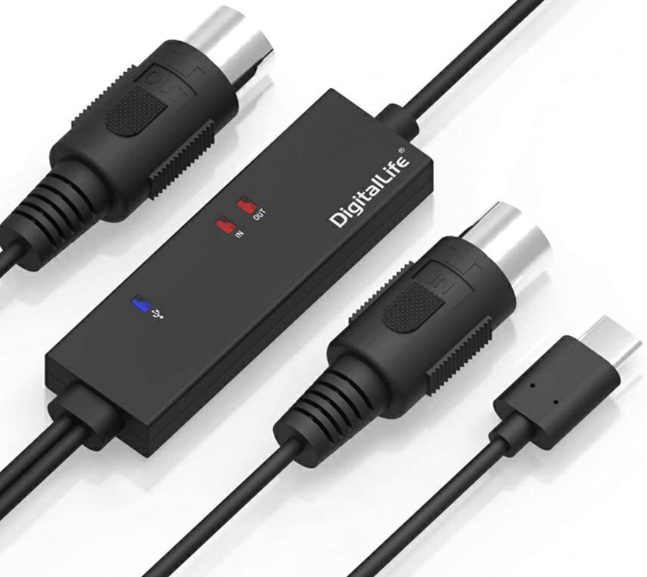 DigitalLife USB Type-C MIDI Cable