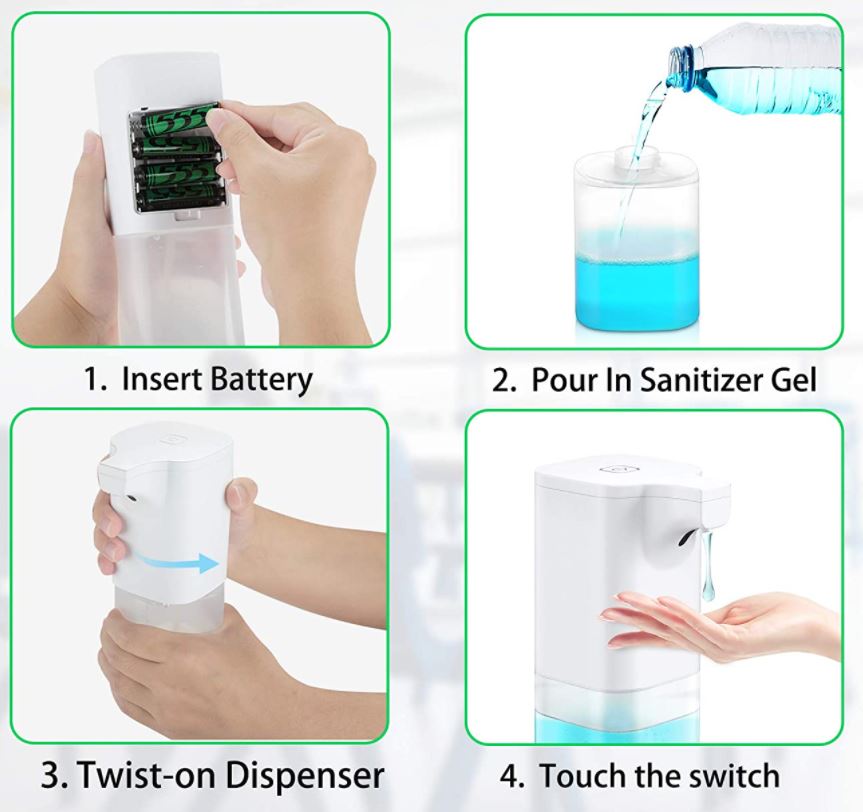 ANVASK Touchless Hand Sanitizer Dispenser