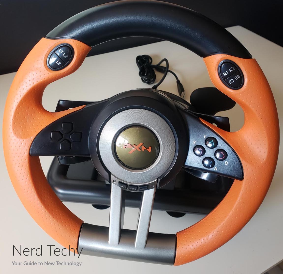  PXN Racing Wheel - Gaming Steering Wheel for PC, V3II