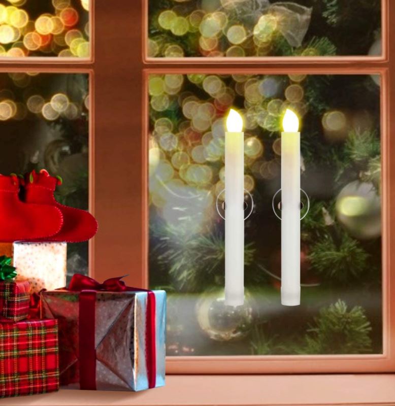 christmas led window candles