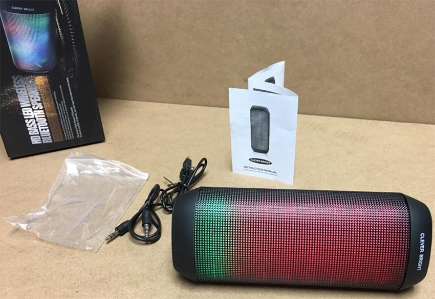 Clever store bright speaker