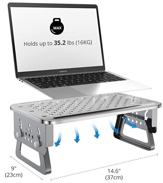 ATUMTEK Aluminum Monitor Stand Riser