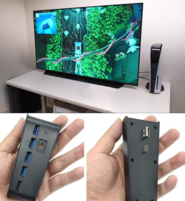 Ankey 5 Port USB Hub for PS5