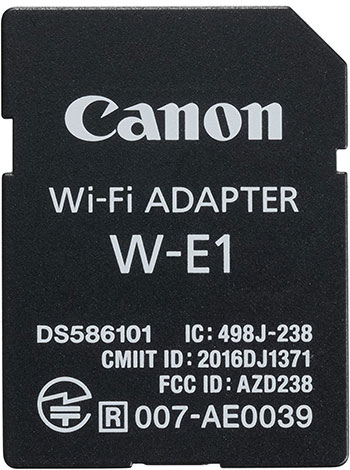 Canon WiFi SD Card Adapter W-E1