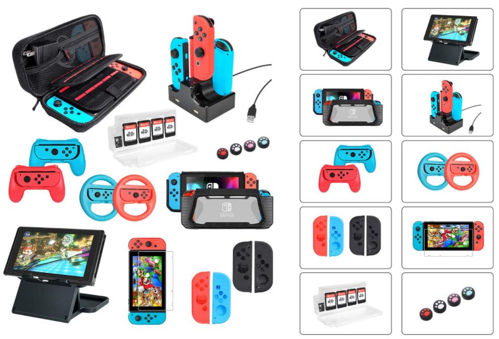 Deruitu Switch Accessories Bundle