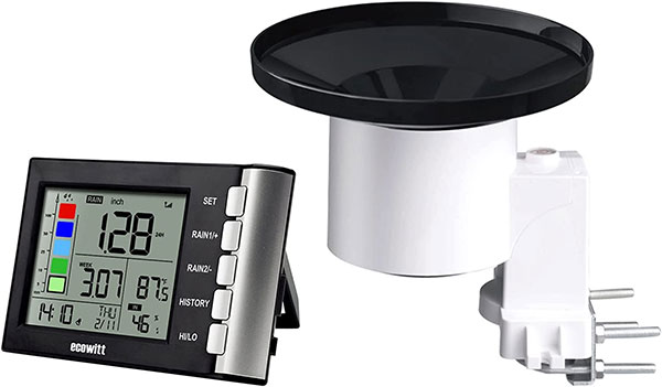 ECOWITT WH5360B Wireless Rain Gauge