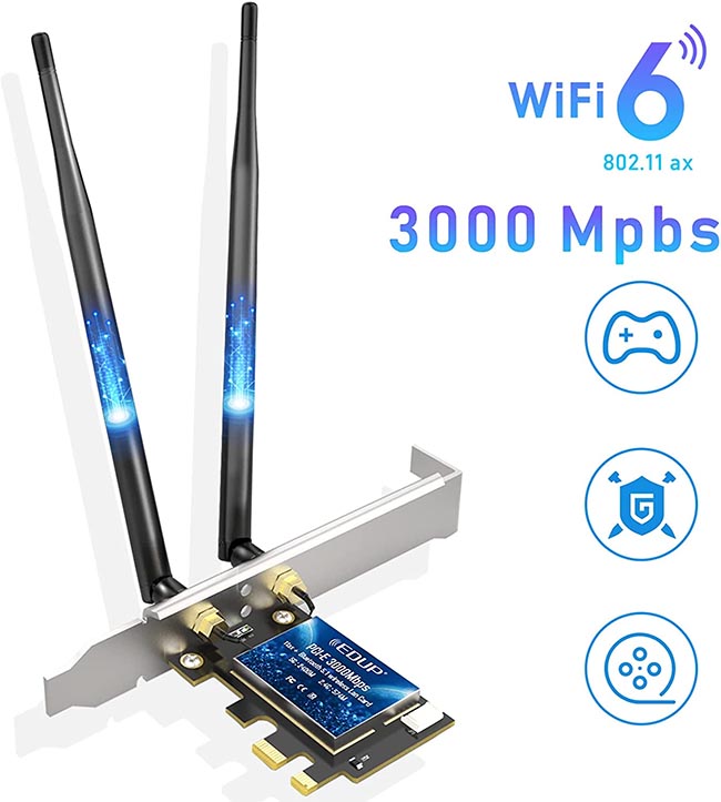 EDUP PCIe WiFi 6 Card