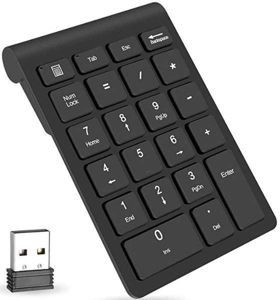 wireless 10 key pad for laptop