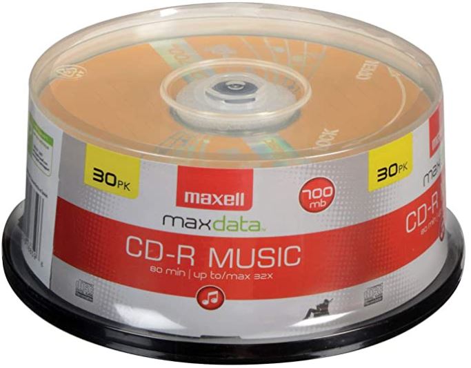Maxell High-Sensitivity Recording Layer Recordable CD