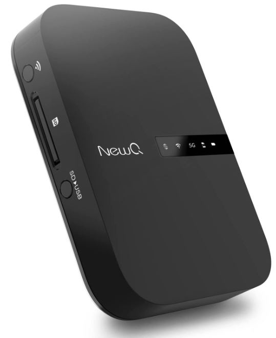 NewQ Filehub AC750 Wireless Travel Router