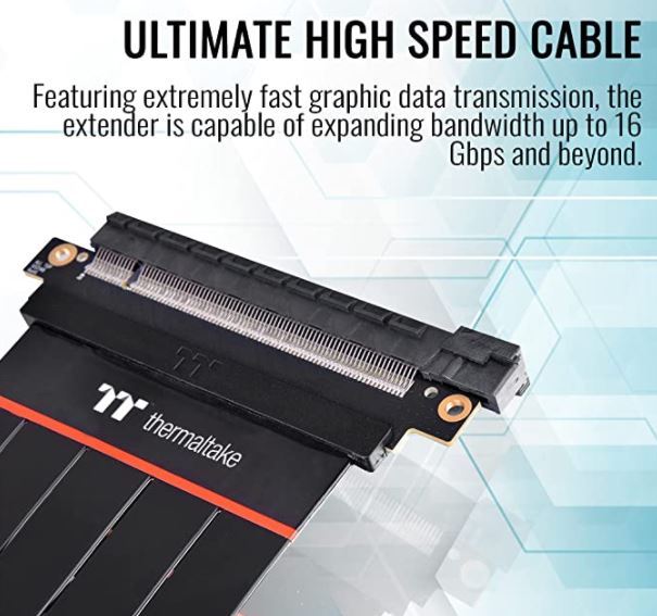 Thermaltake TT Premium PCIe 4 Flexible Riser Cable