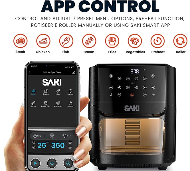 SAKI Smart WiFi Air Fryer