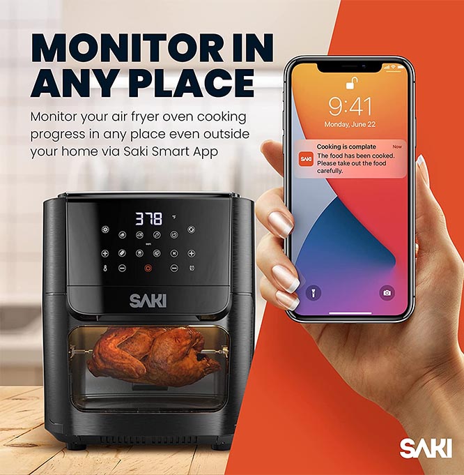 SAKI Smart WiFi Air Fryer