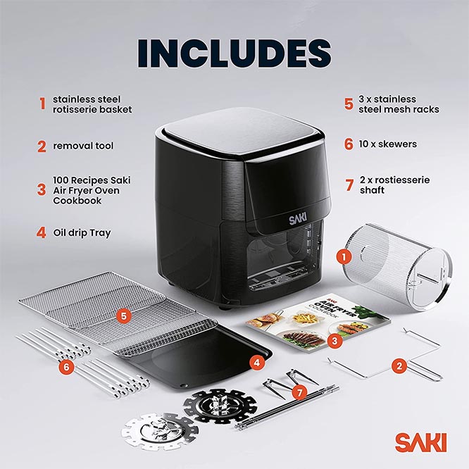 SAKI Smart WiFi Air Fryer