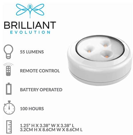 Brilliant Evolution LED Puck Lights