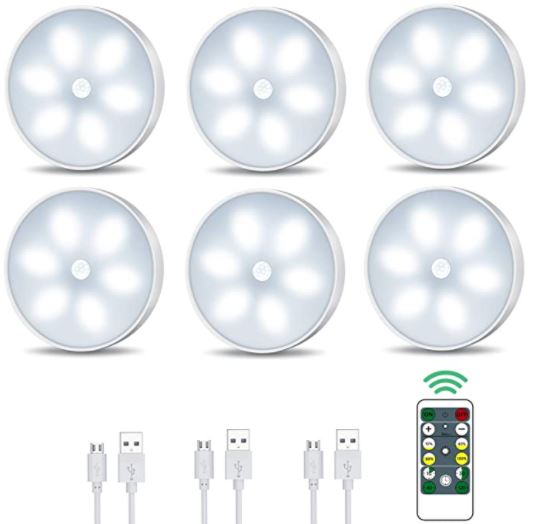 best led battery puck lights