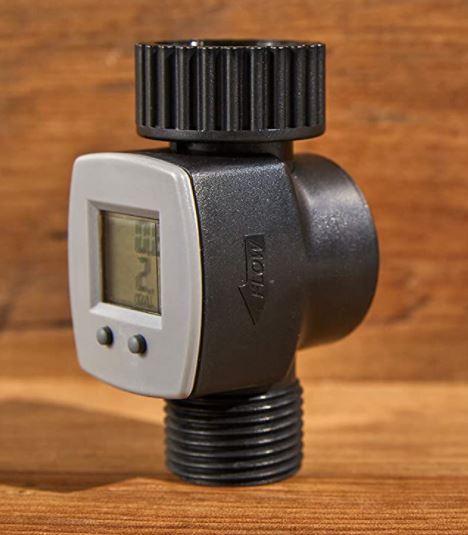 garden hose water flow meter