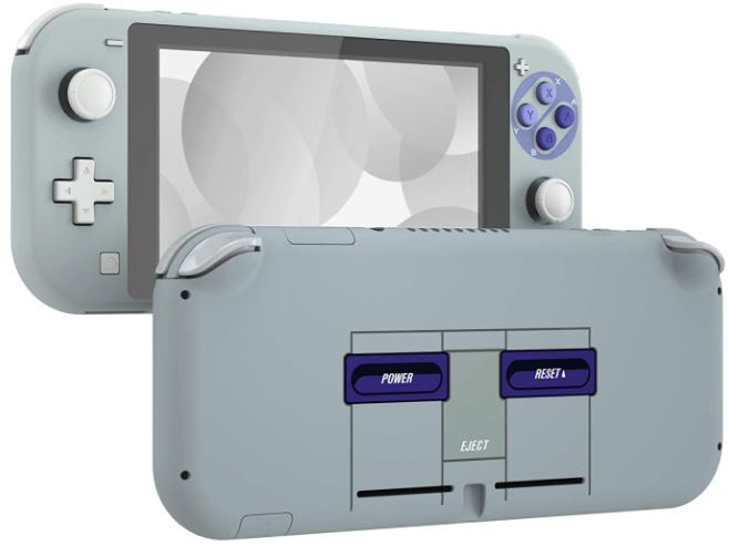 nintendo switch lite clear shell