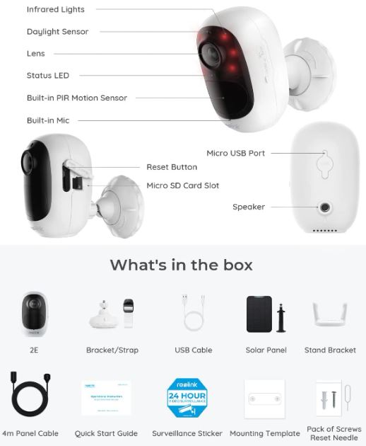 Reolink Argus 2E Outdoor Security Camera