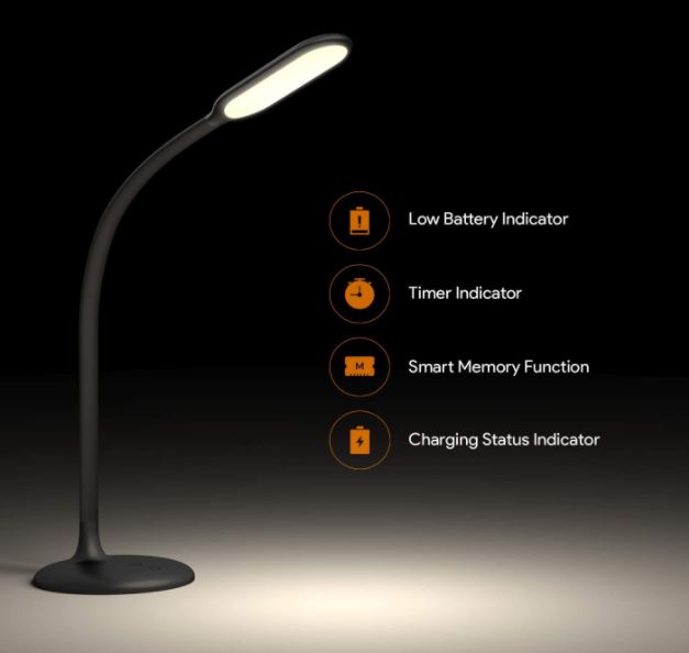 led desk lamp battery operated