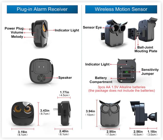 HTZSAFE Driveway Alarm