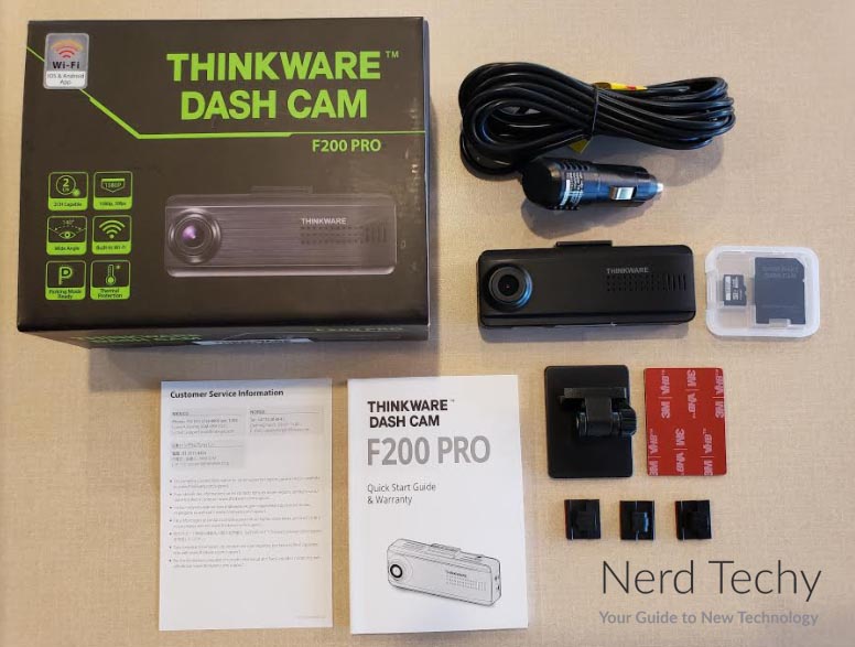 Thinkware F200 Pro Dash Cam Review - Nerd Techy