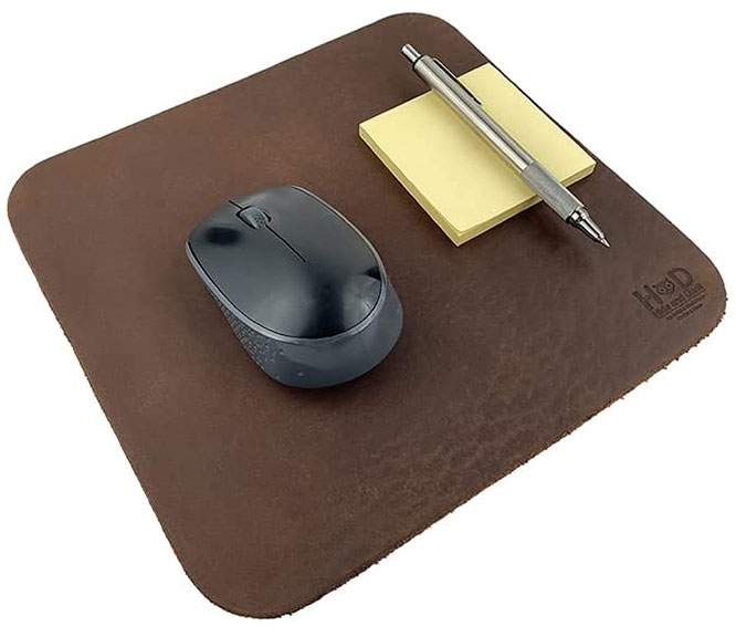 Hide and Drink Leather Mouse Pad
