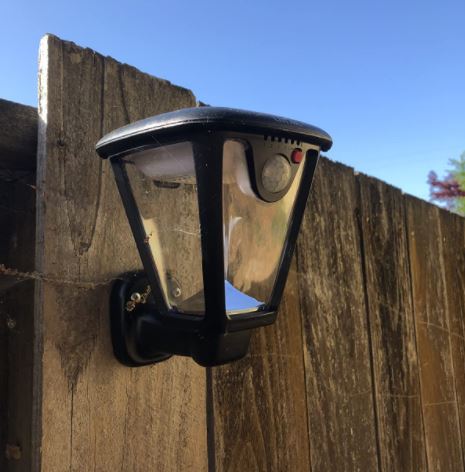 LITOM Outdoor Solar Wall Lantern Lights