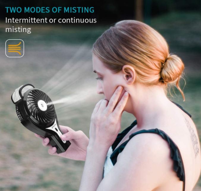 OPOLAR Handheld Personal Water Misting Fan