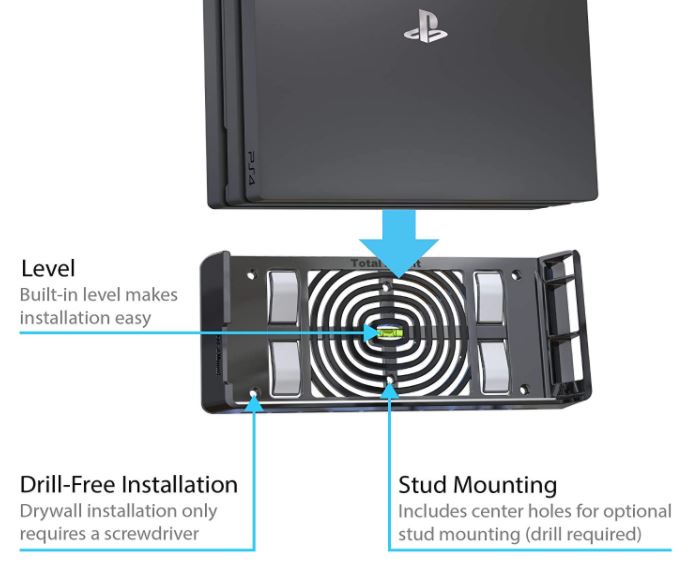 TotalMount PS4 Wall Mount