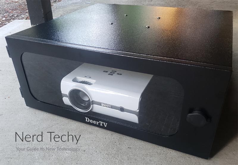 Deertv The Best Outdoor Projector Enclosure Review Nerd Techy - Outdoor Waterproof Projector Enclosure Diy