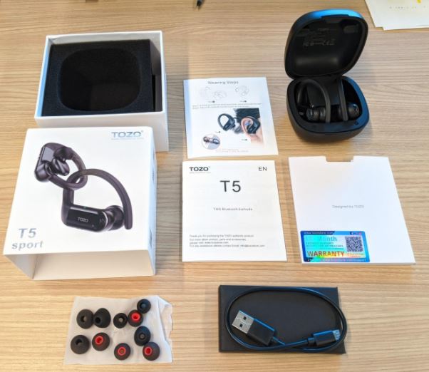 tozo t5 bluetooth headphones