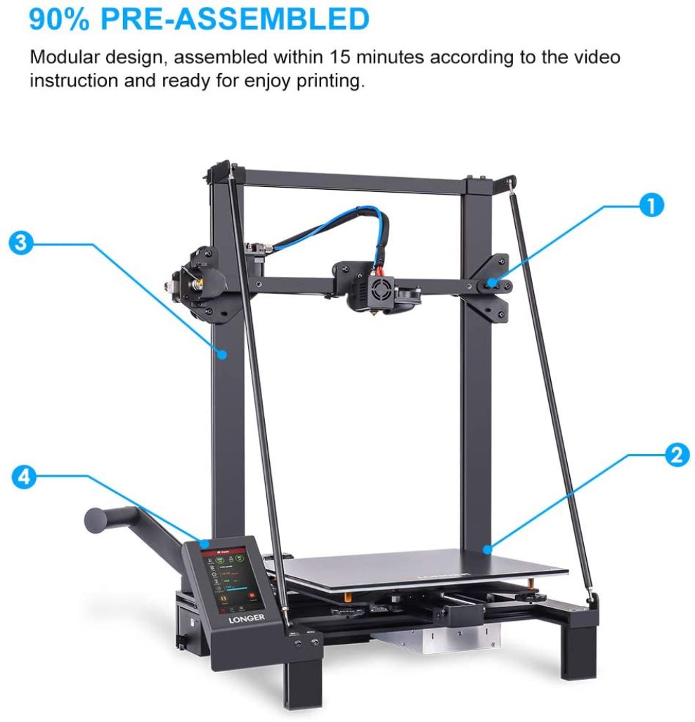 LGT Longer LK5 PRO FDM 3D Printer Review & Analysis - Nerd Techy