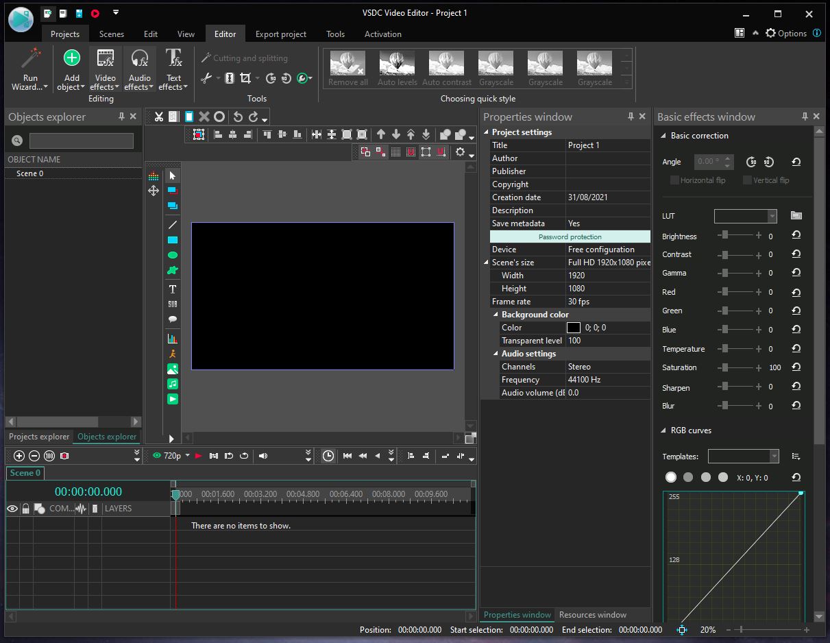 vsdc video editor