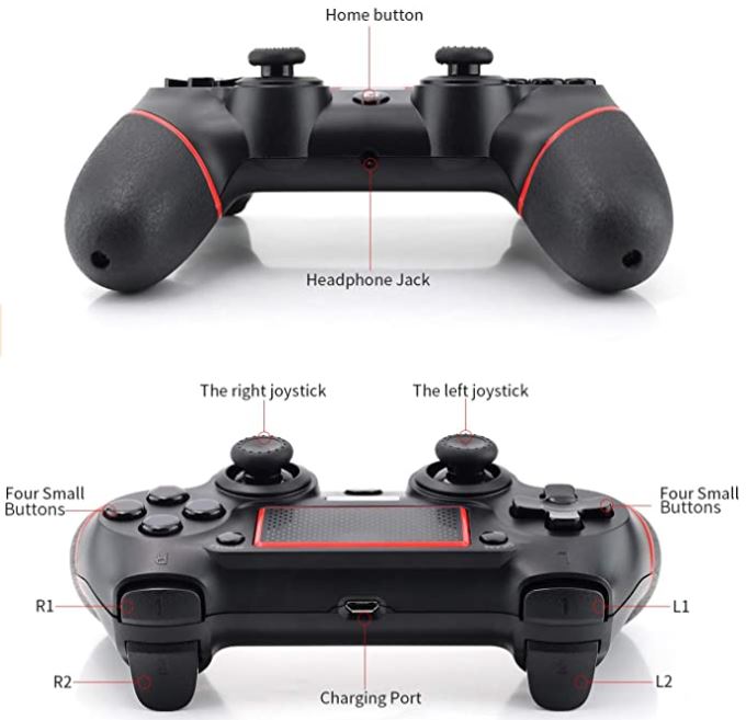 Jusubb Wireless PS4 Controller