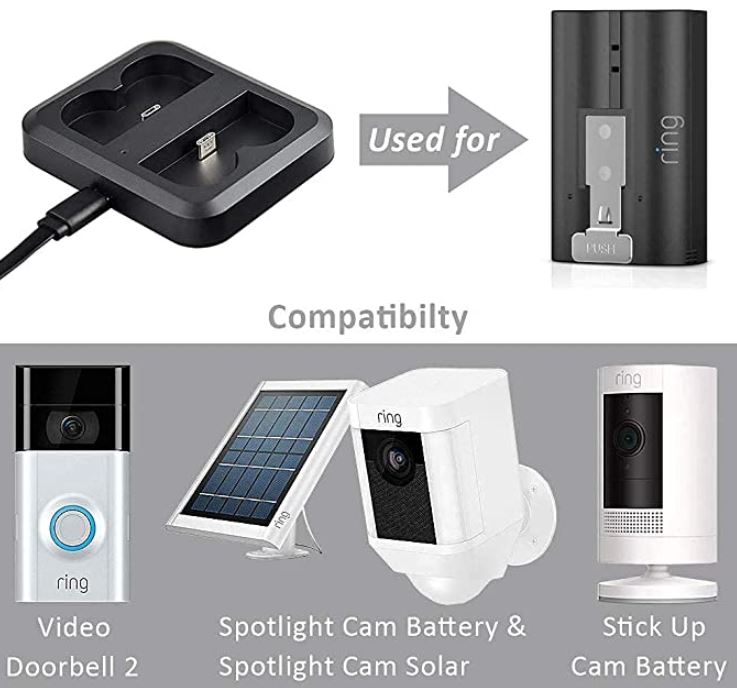 GoHonor Ring Batteries Charger