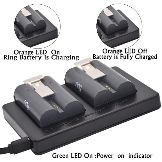Skyworld Dual Port Ring Battery Charger