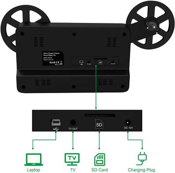 8mm film to digital converter amazon