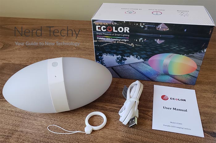 ECOLOR Smart LED Egg Lamp