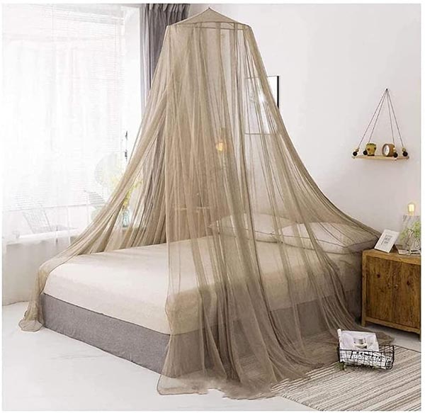 GLFZWJ Silver Fiber EMF Shielding Bed Canopy