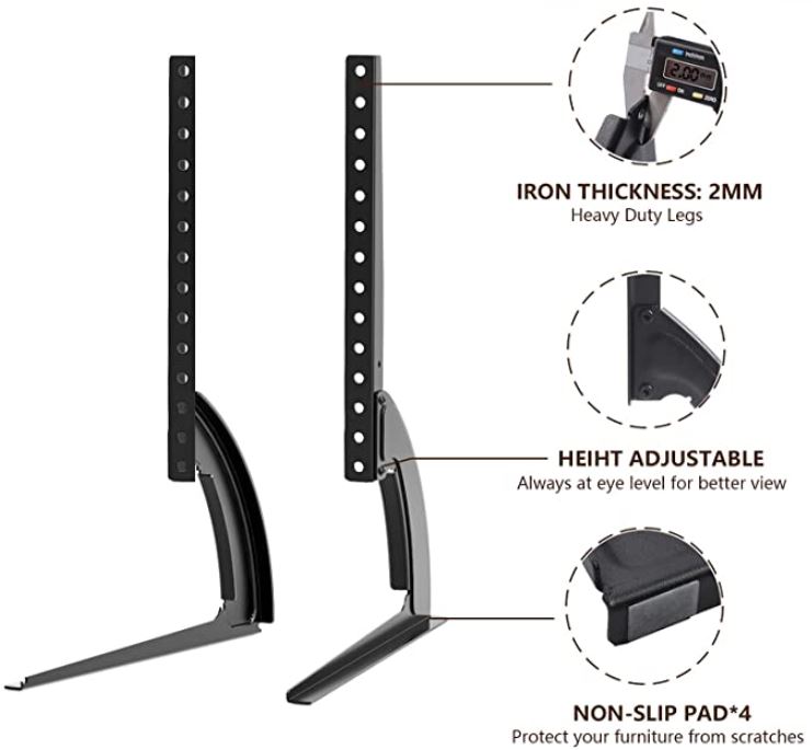 TAVR Universal Table Top TV Stand