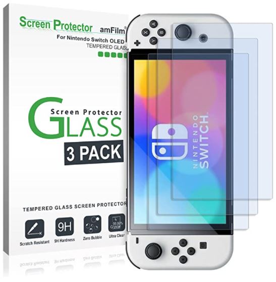 amFilm-Nintendo-Switch-OLED-2021-Tempered-Glass-Screen-Protector