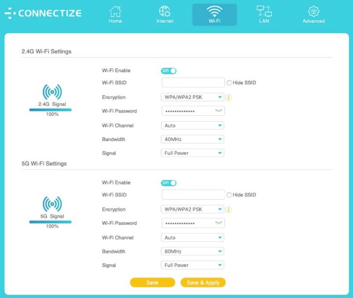 Connectize Gigabit G6 AC2100