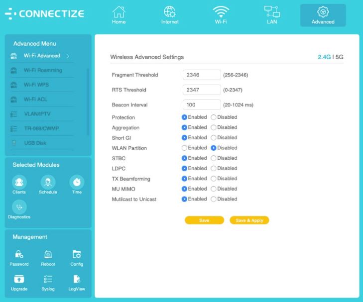 Connectize Gigabit G6 AC2100