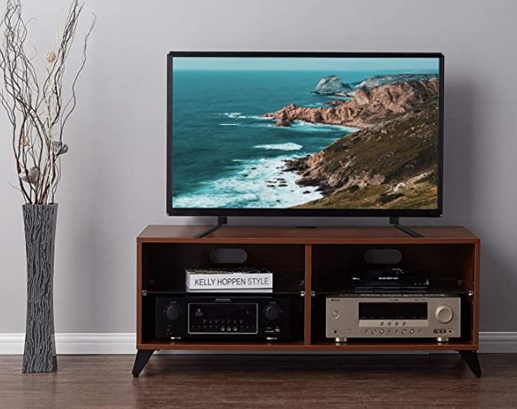 tv stand on top of table