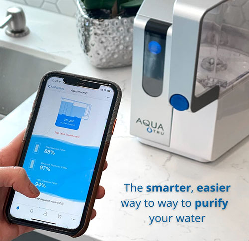 AquaTru Connect Smart Countertop RO Water Filter System